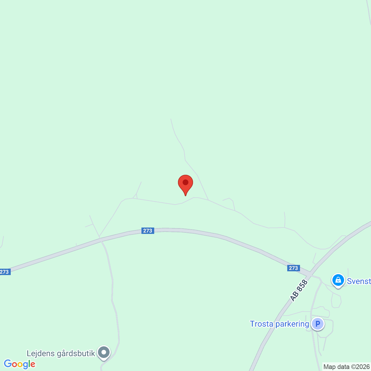 Karta som visar bostadens läge